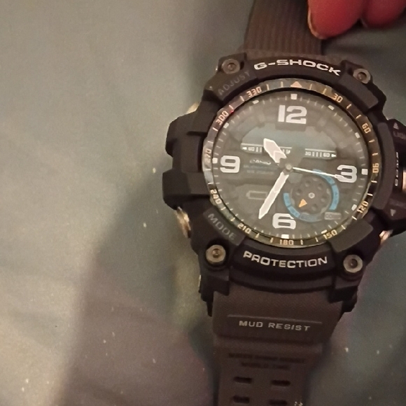 G-Shock Black and Blue Mud Resist Watch